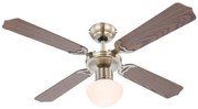 GLOBO 309 - Stropný ventilátor CHAMPION 1xE27/60W/230V