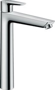 Hansgrohe Talis E, vysoká umývadlová batéria 240 s odtokovou súpravou s tiahlom, chrómová, HAN-71716000