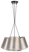 Duolla - Luster na lanku ROSSA 3xE27/40W/230V strieborná