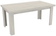 Rozkladací stôl veľký Kora 160/200x90cm kraft biely