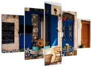 Obraz - Grécke posedenie (150x105 cm)