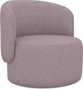 Kreslo v levanduľovej farbe Ipo – Makamii