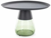 Konferenčný stolík Carini B, čierna / zelená
