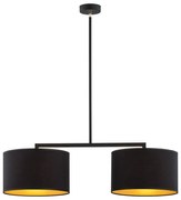 Argon 0899 - Luster na tyči KARIN 2xE27/15W/230V čierna