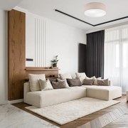 Stropné svietidlo SIRJA 2xE27/15W/230V priemer 45 cm béžové