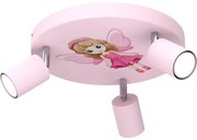 Detské bodové svietidlo FUN 3xGU10/8W/230V ružová/víla