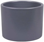 Obal na kvetináč ZEUS PALETE keramický tmavosivý matný 13 cm