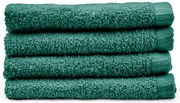 Zelené rýchloschnúce bavlnené uteráky v súprave 4 ks 30x30 cm Quick Dry – Catherine Lansfield
