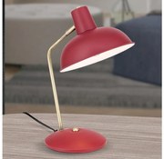 Orion - Stolová lampa FEDRA 1xE14/40W/230V červená/mosadz