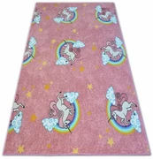 Detský koberec UNICORN JEDNOROŽEC ružový