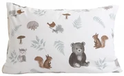 Bavlnená obliečka na vankúš Renforcé 40 x 60 cm – Medvedík v lese