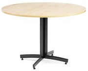 Okrúhly stôl SANNA, Ø1100x720 mm, čierna/breza