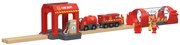 lupilu®  Drevená železničná súprava (hasiči)  (100395067)