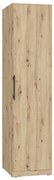 Šatníková skriňa MARO 51x213 cm dub artisan