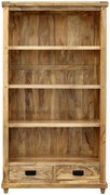 furniture-nabytek.cz - Knižnica drevená z masívu mango 100x45x180