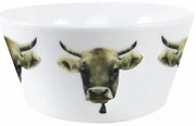 Porcelánová miska s motívom švajčiarskej kravy - 13.5 * 13.5 * 7.5cm