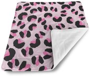 Sablio Deka pre bábätko Ružový gepard - 80x100 cm