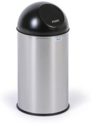 Nerezový odpadkový kôš 20 L, so samozatváracím vekom, nerez matný