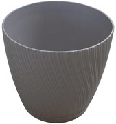 Kvetináč Mika S Podstavcom 13 cm taupe