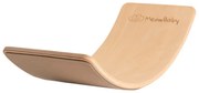 Béžová/v prírodnej farbe balančná doska z borovicového dreva 80x30x18 cm Montessori – Meowbaby