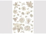 Samolepiaca dekoracia Old Graphics Florals, 42,5 x 65 cm