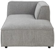 Svetlosivý modul leňošky k pohovke Bonami Selection Fairfield, pravý roh