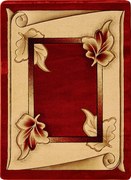 Berfin Dywany, Kusový koberec Adora 7014 B (Red), 140x190, červená, obývacia izba