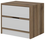 Nočný stolík Elina Walnut White