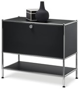 Odkladacia skrinka »CN3« s 1 výklopnými dvierkami, čierna