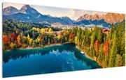 Obraz - Jazero Urisee, Rakúsko (120x50 cm)