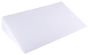 Bellatex Biela obliečka - Klinový podhlavník, 80 x 50 x 20 cm