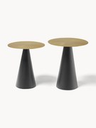 Súprava pomocných stolíkov z kovu Zelda, 2 ks