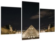 Obraz - Louvre v noci (90x60 cm)