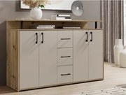 Komoda Drift, dub artisan/kašmírová béžová%