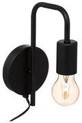 Atmosphera - Nástenná lampa KELI 1xE27/40W/230V čierna