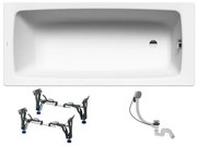 Kaldewei Cayono obdĺžniková vaňa 150x70 cm smaltovaná oceľ ľavá aj pravá KWB747N