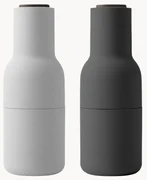 Súprava mlynčekov na soľ a korenie's drevenými vrchnákmi Bottle Grinder, 2 diely