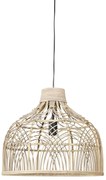 Prírodné ratanové závesné svetlo Pocita - Ø 48*43cm