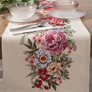 GOBELÍNOVÝ BEHÚŇ NA STÔL GRIA 45X140 CM KVETY