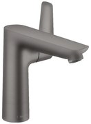 Hansgrohe Talis E, páková umývadlová batéria 150 s odtokovou súpravou s ťahadlom, kefovaná čierna chrómová, HAN-71754340