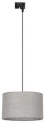 Luster na lanku do lištového systému TRACER 1xE27/15W/230V pr. 38 cm čierna/šedá