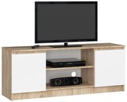 TV stolík Beron 140 cm sonoma/biela
