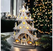 Solight 1v282 - LED Vianočná dekorácia LED/2xAA/teplá biela stromček