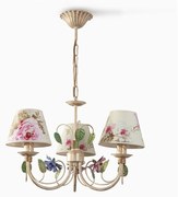 Luster na reťazi CAMELLIA 3xE14/40W/230V ružová