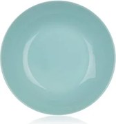 Hlboký tanier Diwali 20 cm, tyrkysové sklo%