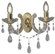 Searchlight 699-2 - Krištáľové nástenné svietidlo MARIE 2xE14/40W/230V