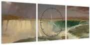 Obraz - Frederic Edwin Church, Niagara, reprodukcia (s hodinami) (90x30 cm)