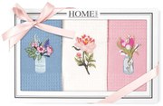 KUCHYNSKÉ UTIERKY HOME4 SADA 3 KS 50X70 CM VZOROVANÉ