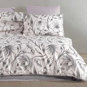 SATÉNOVÉ OBLIEČKY CARINA EXCLUSIVE 200X220 CM, 2KS 70X80 CM KVETY