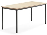 Stôl SONITUS, 1600x700x760 mm, linoleum - béžová, antracit